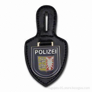 PU Leather Key FOB, Available in Various Shapes
